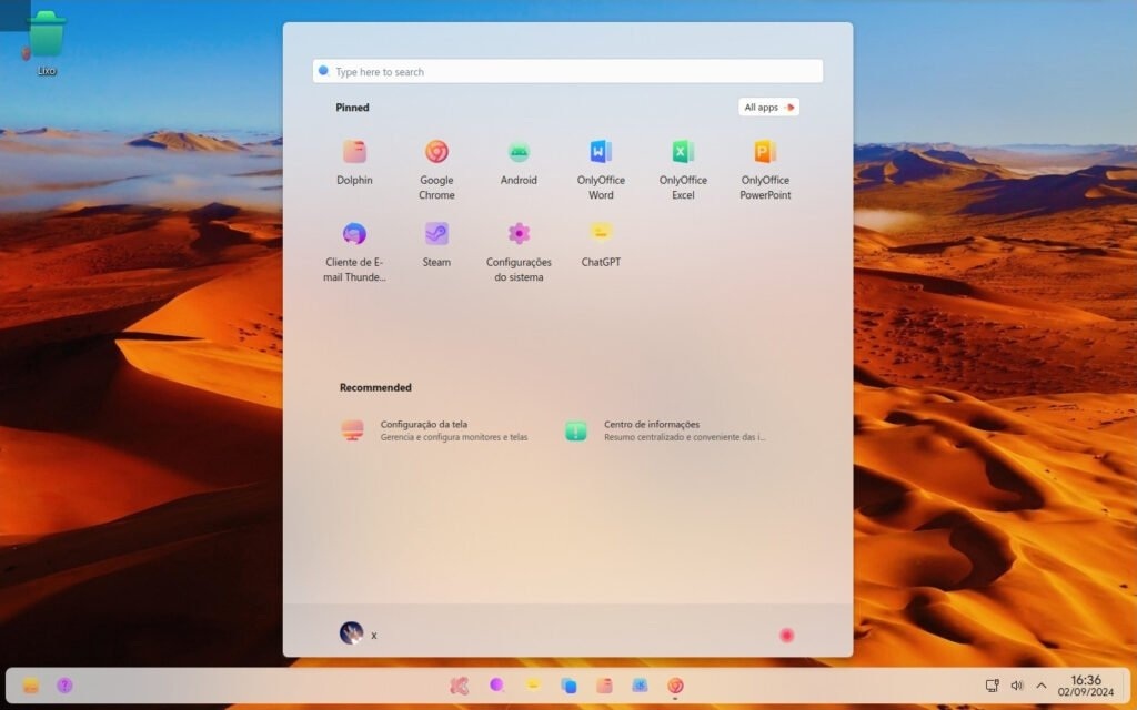 Linuxfx Windowsfx escritorio al estilo Windows 11 con PowerTools