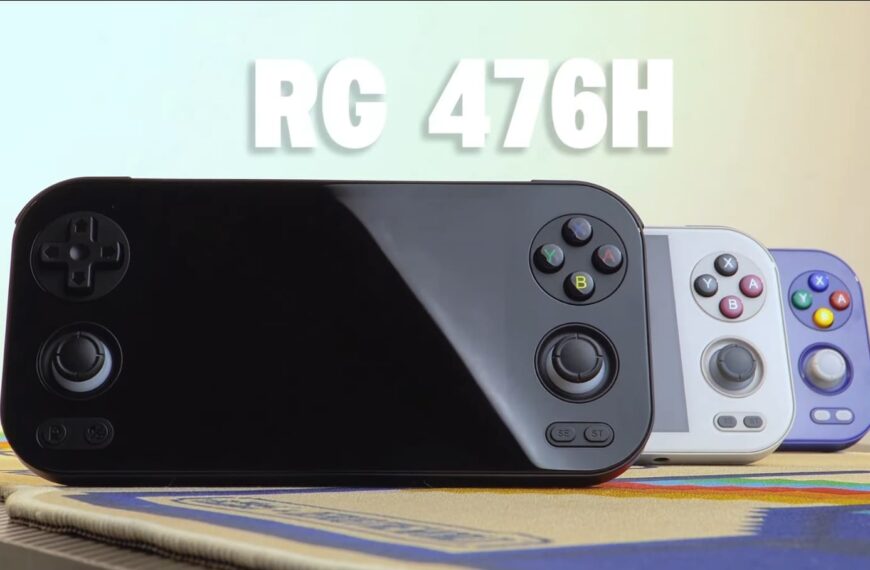 Anbernic RG476H: el nuevo handheld premium con pantalla sin biseles para enfrentar al Ayaneo Pocket AIR Mini