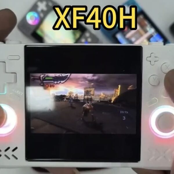 XF40H: Nueva handheld retro asequible con pantalla 1:1 y diseño compacto