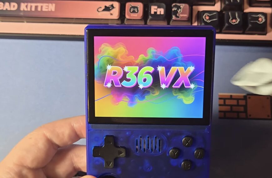 R36VX llega como handheld retro con capacidad para emular hasta PSP